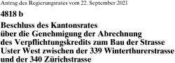 KR-Vorlage_4818b_Abrechnung_Kredit_Uster_West KR-Vorlage_4818b_Abrechnung_Kredit_Uster_West